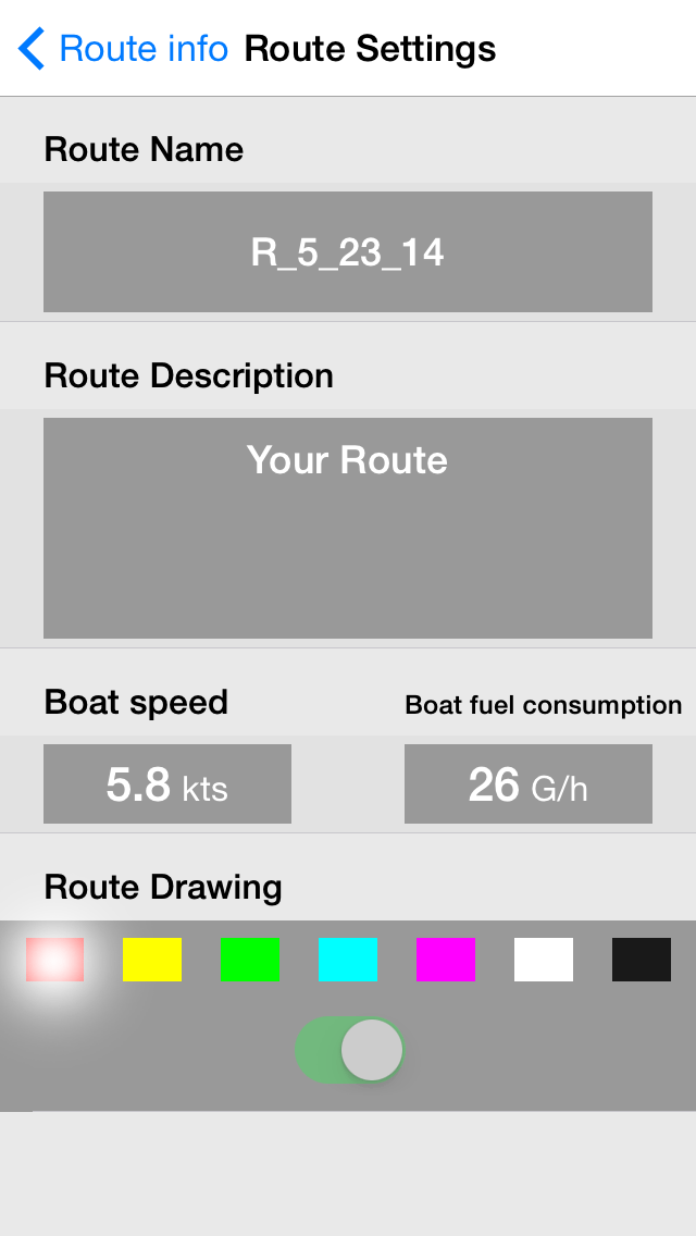 Route Info