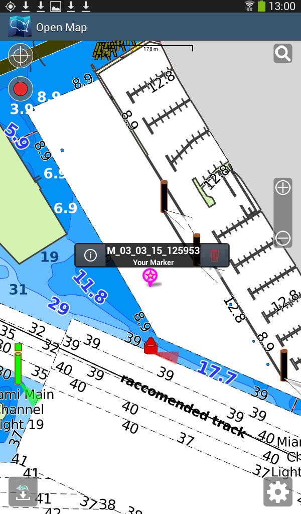 android auto click map marker